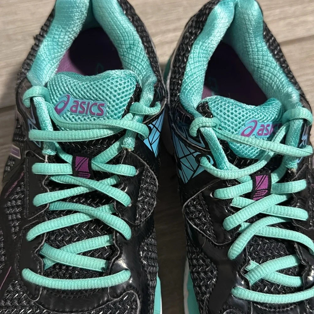 ASICS GT-2000 3 Women's Running Shoes Black Teal Purple T550N Size‎ 9
